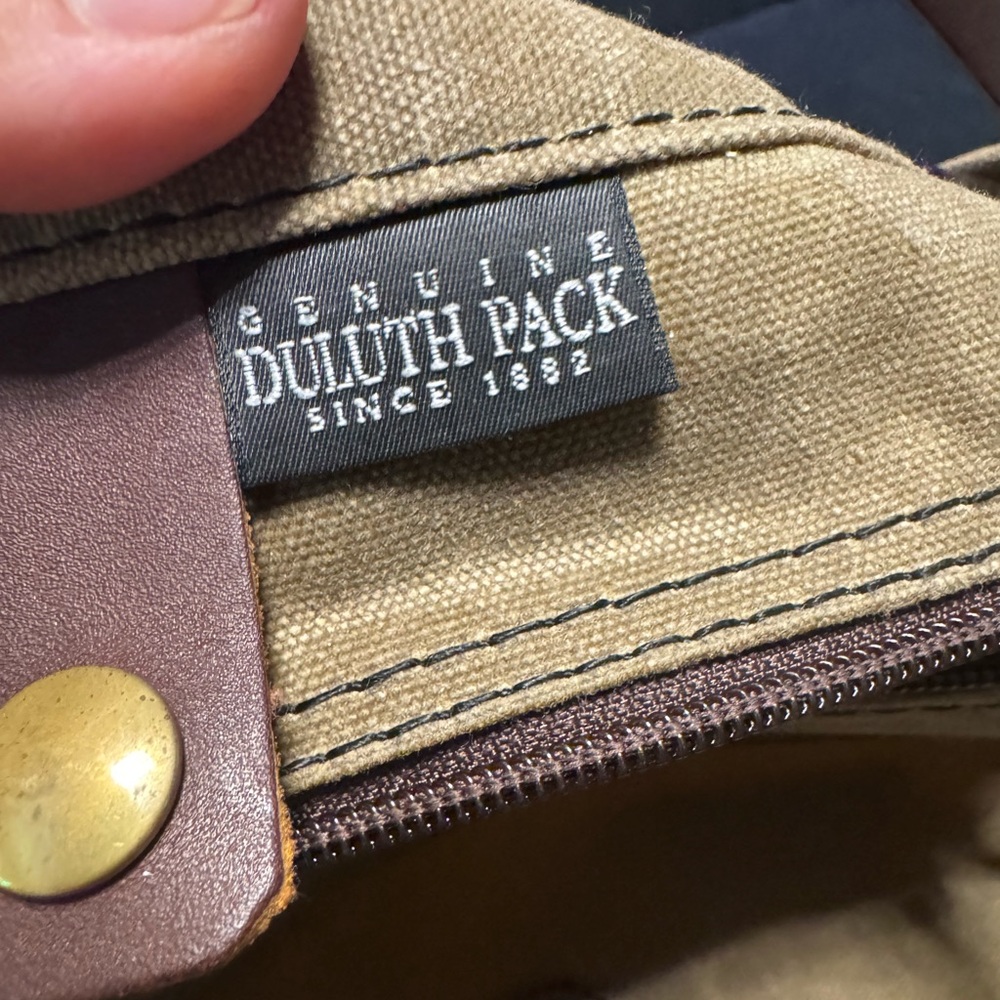 Duluth Pack Tan Shoulder Bag